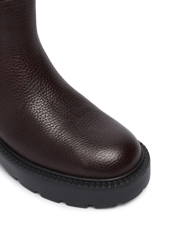 Tommy Jeans Μπότες Tommy Jeans Tjw Tubular Mid Boots EN0EN03111 Σκούρο καφέ