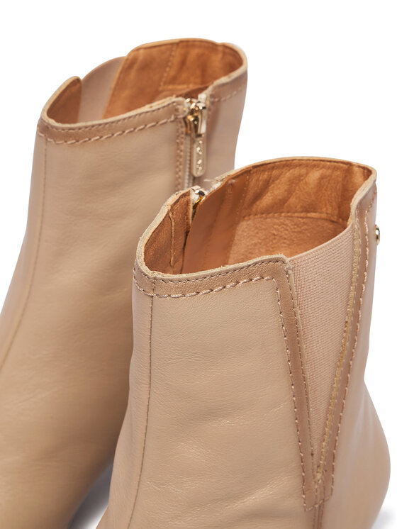 Pikolinos Μποτάκια Pikolinos Zamora W0E-8628 Κρεμ