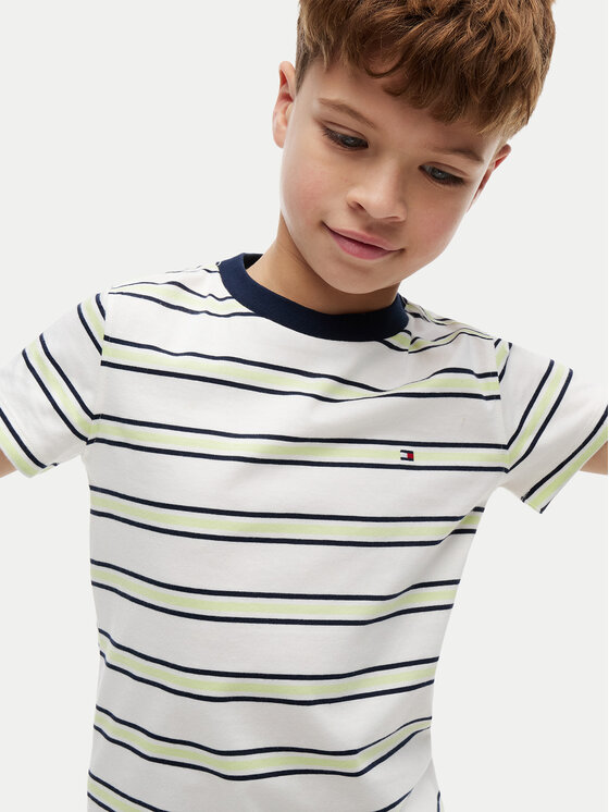 Tommy Hilfiger Tommy Hilfiger Camiseta Essential KB0KB06879 Crema Regular Fit