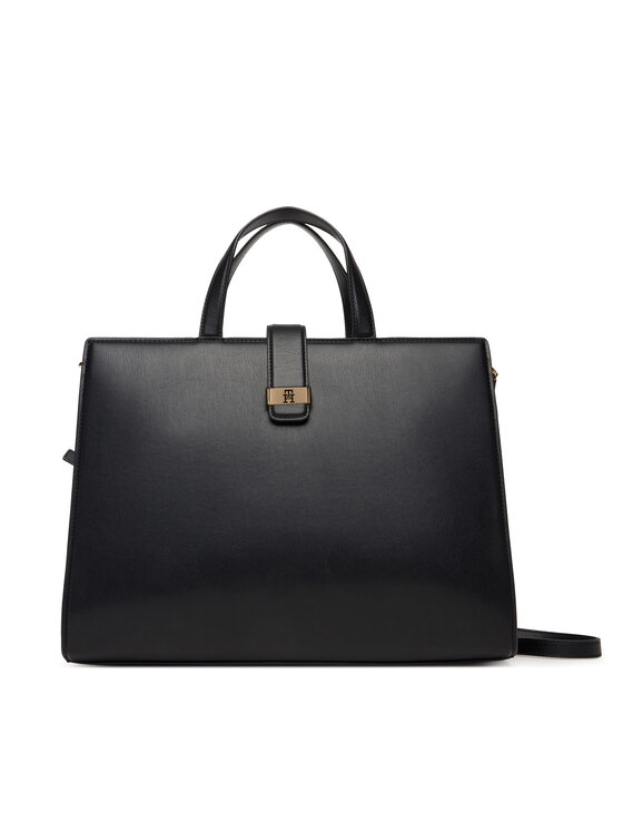 Tommy Hilfiger Borsetta Tommy Hilfiger Th Heritage Satchel AW0AW18287 Nero