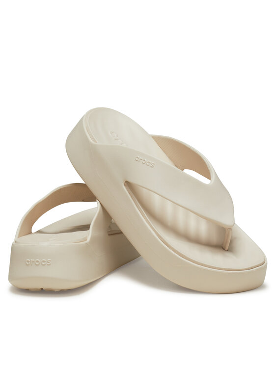 Crocs В'єтнамки Crocs Getaway Platform Flip 209410 Бежевий