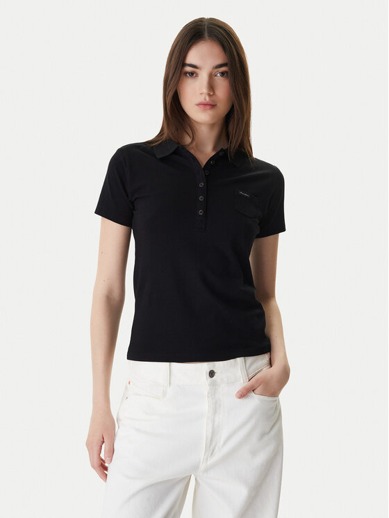 Guess Guess Polo W5GP73 KCYR1 Negro Regular Fit