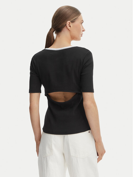 Calvin Klein Jeans Calvin Klein Jeans Camiseta LV047F247G Negro Slim Fit