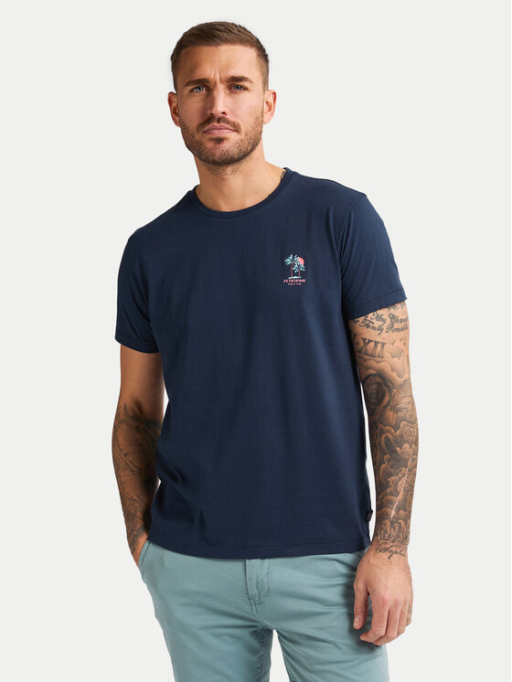 Petrol Industries Petrol Industries Camiseta M-1050-TSR644 Azul marino Regular Fit