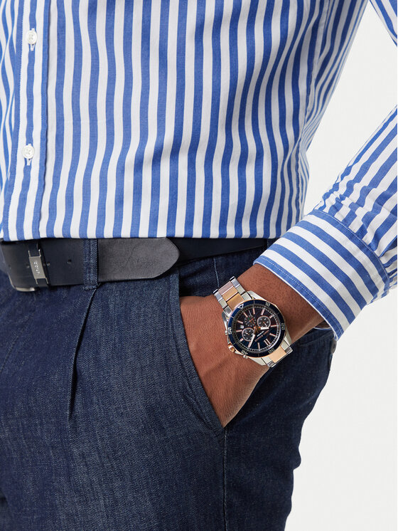 Armani Exchange Годинник Armani Exchange SPENCER AX1965 Срібний