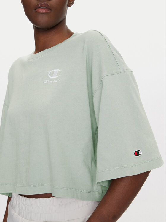 Champion Champion T-shirt Icons Washed Look 118023 Verde Loose Fit