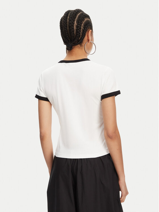 Juicy Couture Juicy Couture Camiseta I Kiss JCWCT125318 Blanco Slim Fit