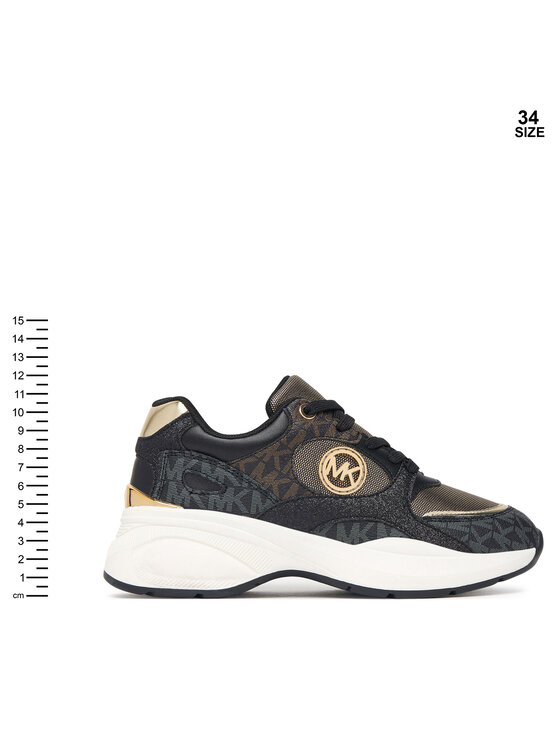 MICHAEL Michael Kors Sneakersy MICHAEL Michael Kors Zuma MK02656211 Tmavo hnedá
