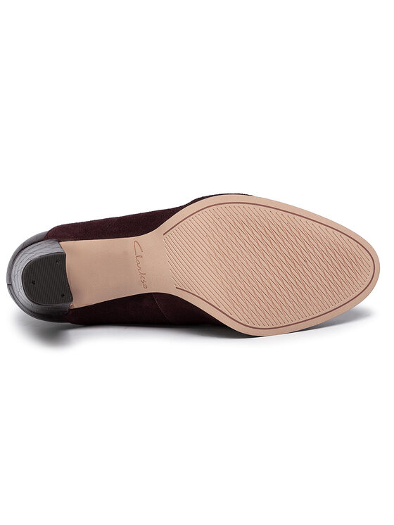 Clarks Туфлі Clarks Kaylin Alba 261456894 Бордовий