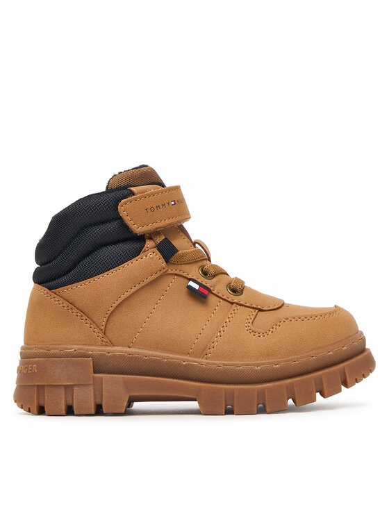 Tommy Hilfiger Μποτίνια Tommy Hilfiger T1X5-35290-0316A253 Ανοιχτό καφέ