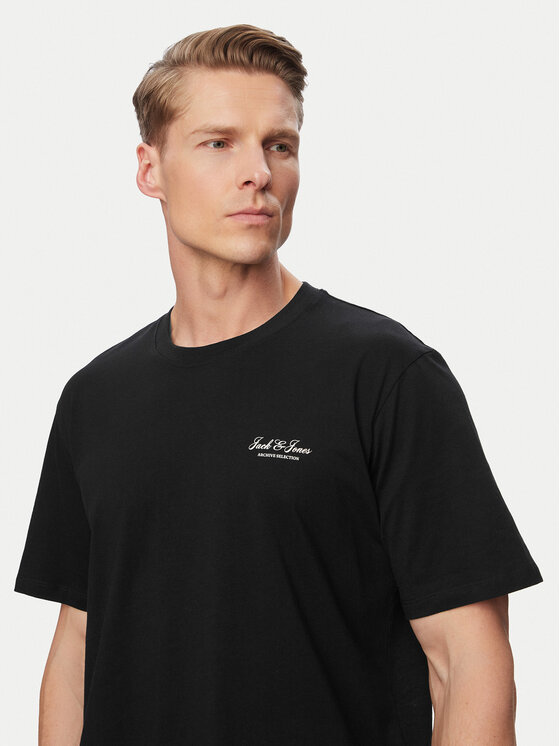 Jack & Jones Jack & Jones Póló és rövidnadrág Archive 12297642 Fekete Relaxed Fit