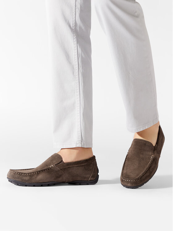 Geox Mokasíny Geox U Moner V U1144V 00022 C6009 Hnědá