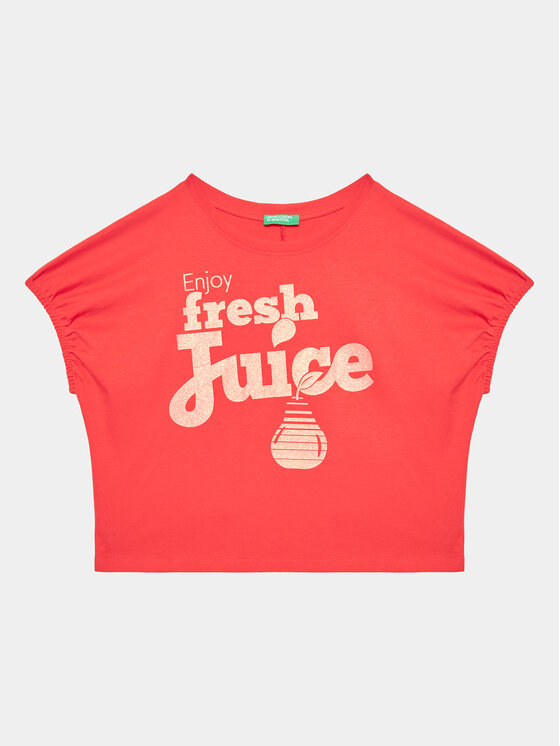 United Colors Of Benetton United Colors Of Benetton Футболка 3096C10BT Червоний Regular Fit