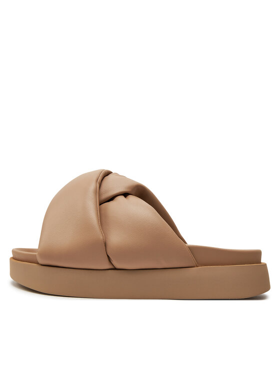 Inuikii Шльопанці Inuikii Soft Crossed 70104-140 Бежевий