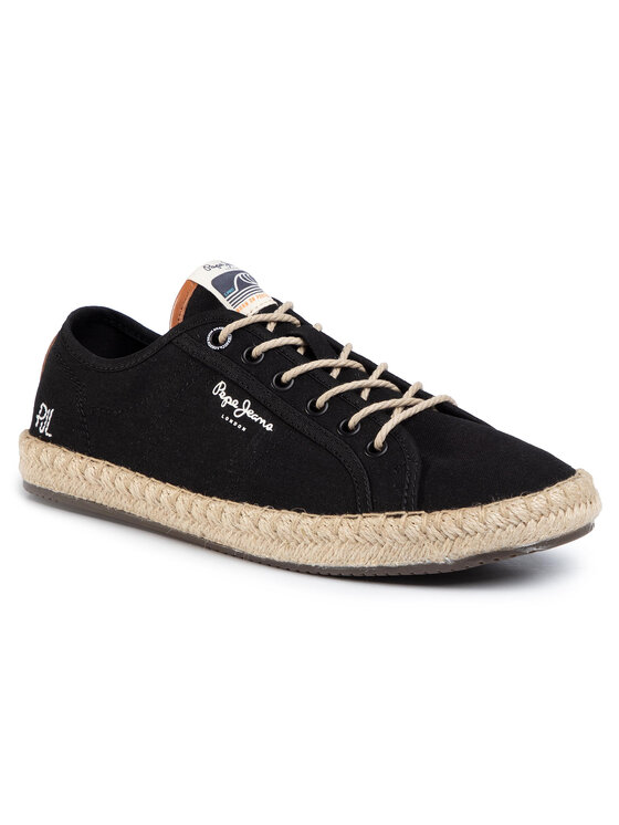 Pepe Jeans Espadrillas Pepe Jeans Touris Lamu Linen PMS10286 Nero