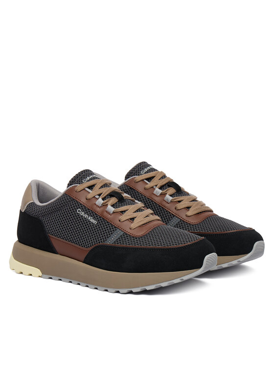 Calvin Klein Sneakersy Calvin Klein City Runner Laceup Ny-Rec Su HM0HM02215 Czarny