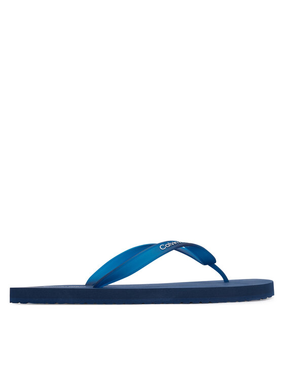 Calvin Klein Infradito Calvin Klein Logo Strap HM0HM02105 Blu scuro