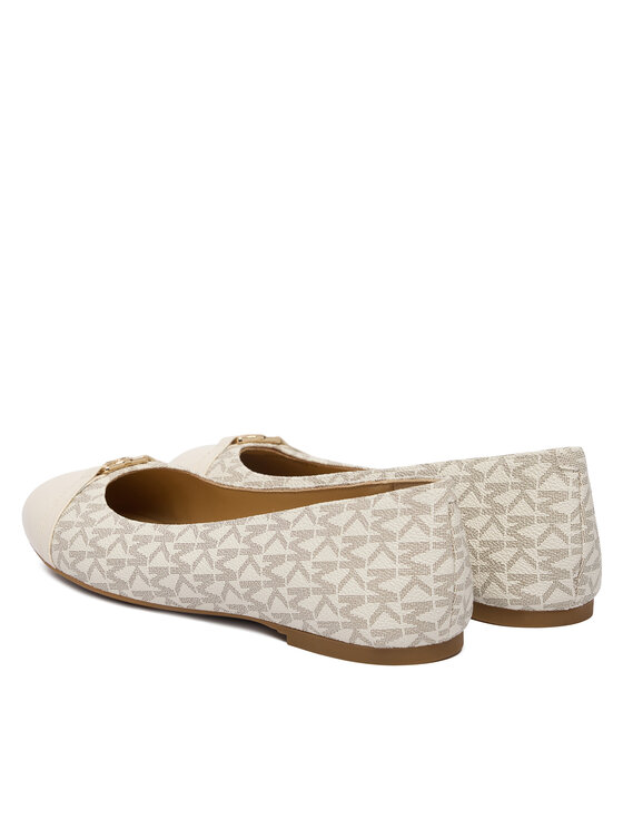MICHAEL Michael Kors Балеринки MICHAEL Michael Kors Mandy Flat 40F5MAFP1L Екрю