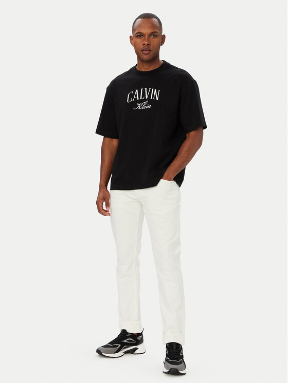 Calvin Klein Jeans Calvin Klein Jeans Camiseta Seasonal Graphic LV04RH813G Negro Relaxed Fit