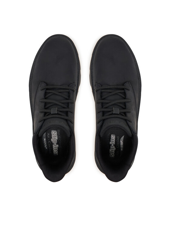 Skechers Šnurovacia obuv Skechers Arch Fit Garza 205514 BBK Čierna