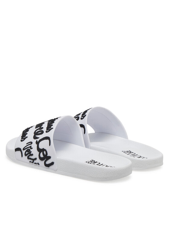 Versace Jeans Couture Šľapky Versace Jeans Couture 78VA3SQ1 Biela