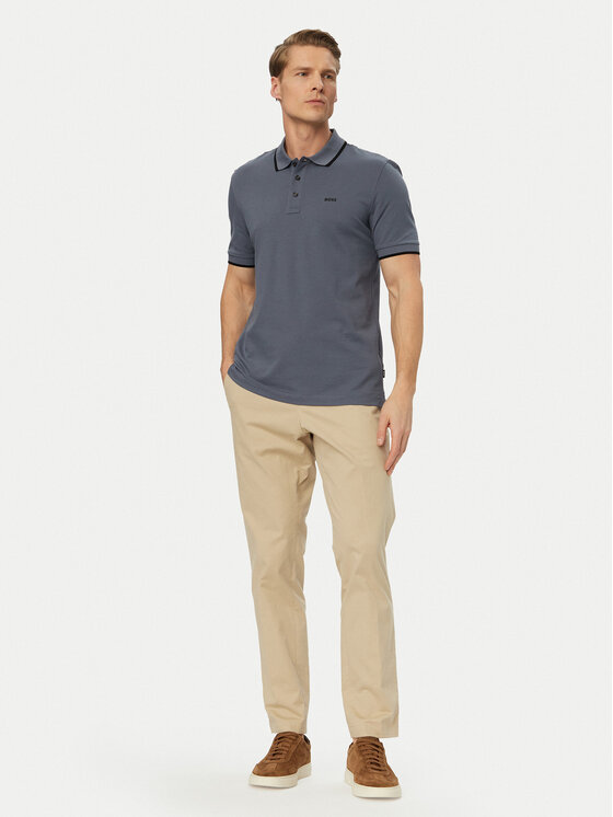 BOSS BOSS Polo Parlay 190 50494697 Azul Regular Fit