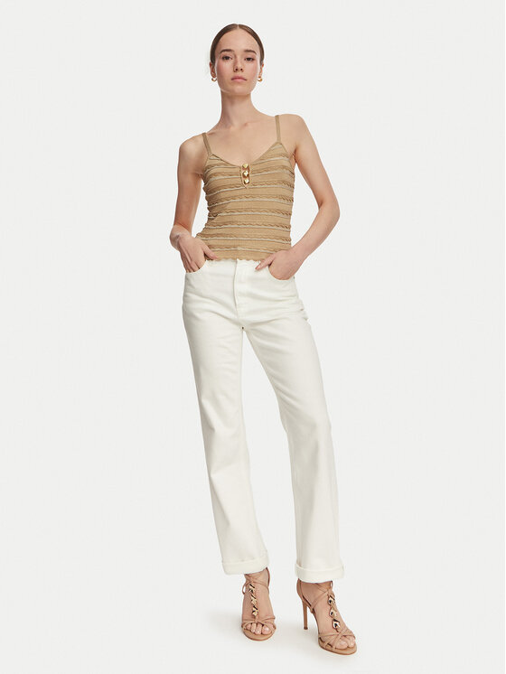 Guess Guess Топ W6YR32 Z1027 Золотий Regular Fit