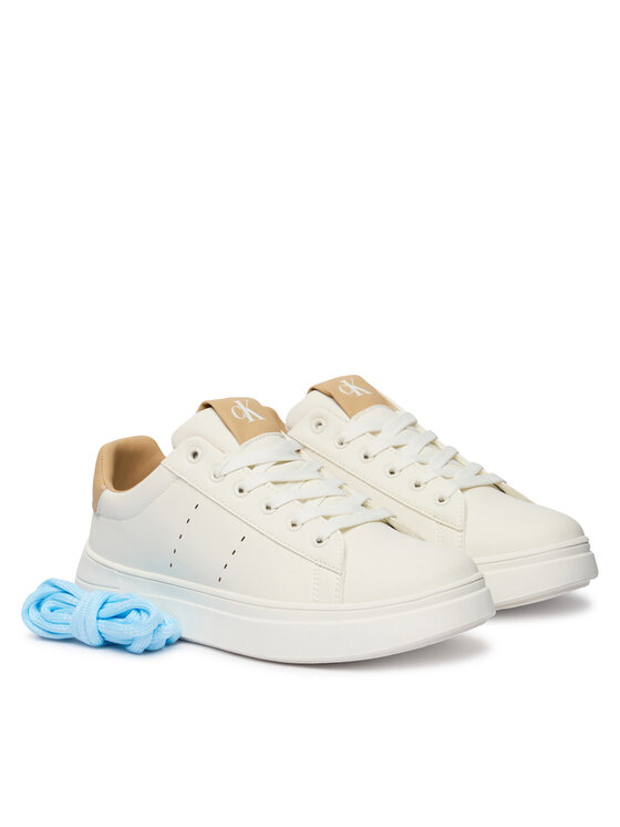 Calvin Klein Sneakers Calvin Klein Low Cut Lace-Up V3X9-83301-1355A S Alb