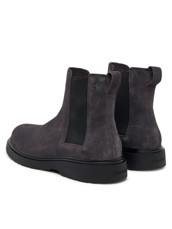 Calvin Klein Ghete Jodhpur Calvin Klein Combat Ess Chelsea Boot Su YM0YM01372 Maro închis