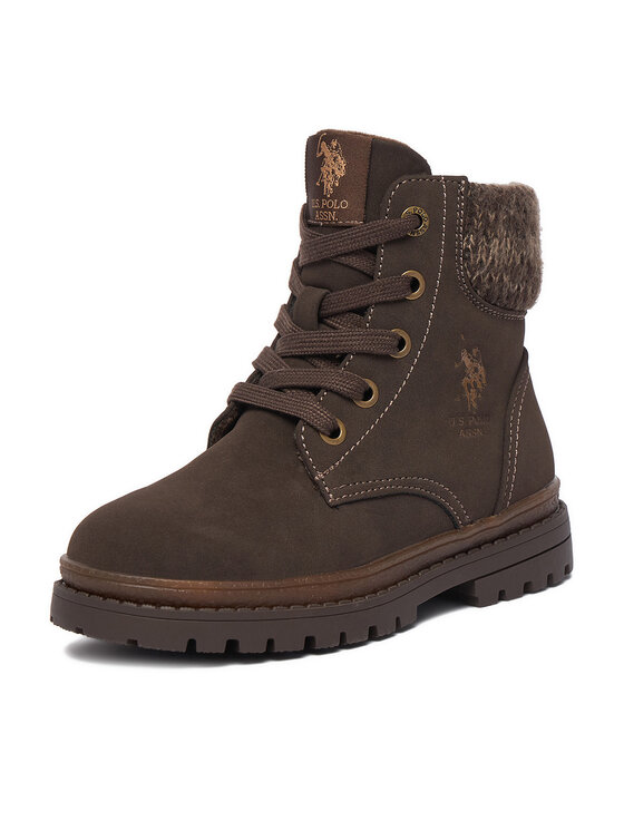U.S. Polo Assn. Черевики U.S. Polo Assn. EO-VLAD001K/GYT1-BRW Темно-коричневий