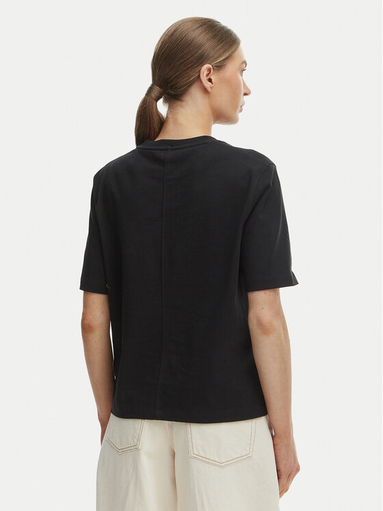 Tommy Hilfiger Tommy Hilfiger Camiseta WW0WW49249 Negro Relaxed Fit