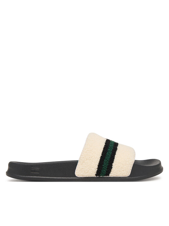 Tommy Hilfiger Šľapky Tommy Hilfiger Hilfiger Towelling Pool Slide FM0FM06007 Krémová
