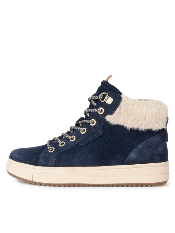Geox Ghete Geox J Rebecca Girl Wpf J26CVA 00022 C4021 S Bleumarin