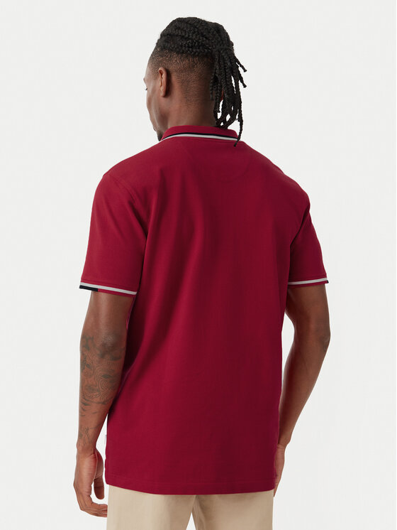 Beverly Hills Polo Club Beverly Hills Polo Club Polo P-SS26M-P2525 Rojo Regular Fit