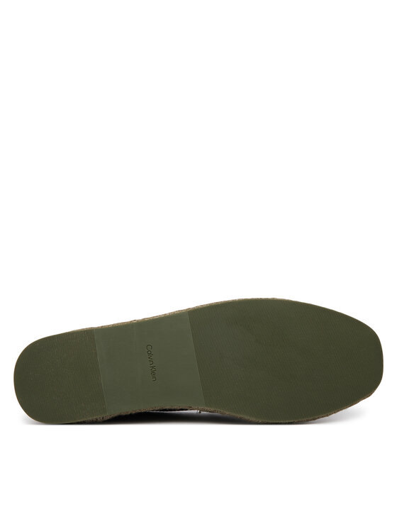 Calvin Klein Espadrile Calvin Klein Espadrille Webbing Cv HM0HM02075 Zelena