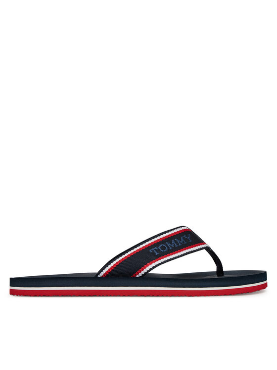 Tommy Hilfiger Žabky Tommy Hilfiger Comfort Hilfiger Beach Sandal FM0FM05510 Tmavomodrá