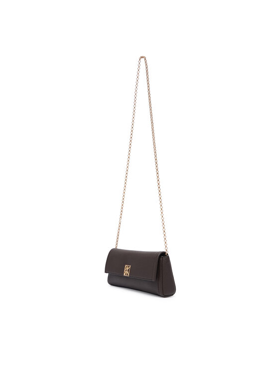 Calvin Klein Borsetta Calvin Klein Emblem Hw Pebble Clutch LV04F3740G Marrone