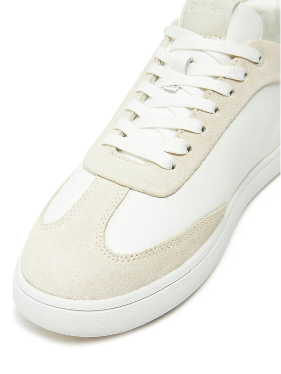 Calvin Klein Laisvalaikio batai Calvin Klein Cupsole Lace Up - Lth Sue Mix HW0HW02435 Smėlio