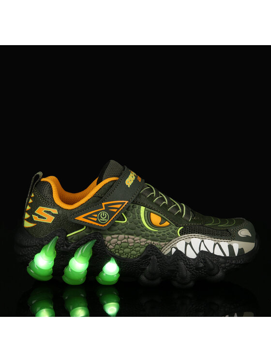 Skechers Sneakersy Skechers Skech-O-Saurus Lights 2.0 400121L OLV Khaki