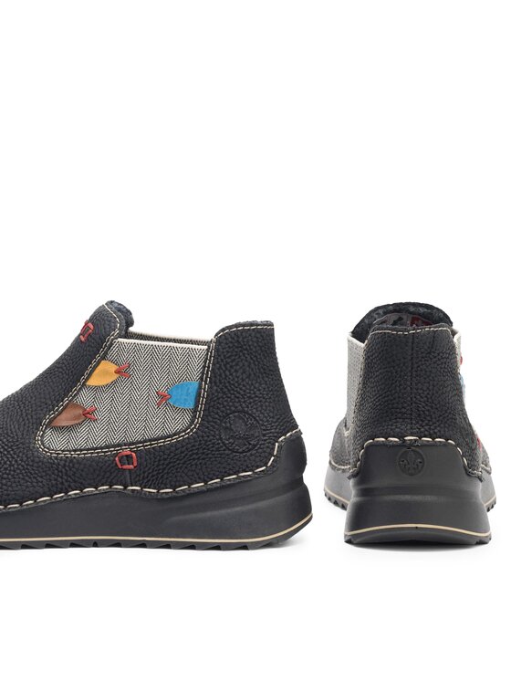 Rieker Ghete Jodhpur Rieker 51592-00 Negru