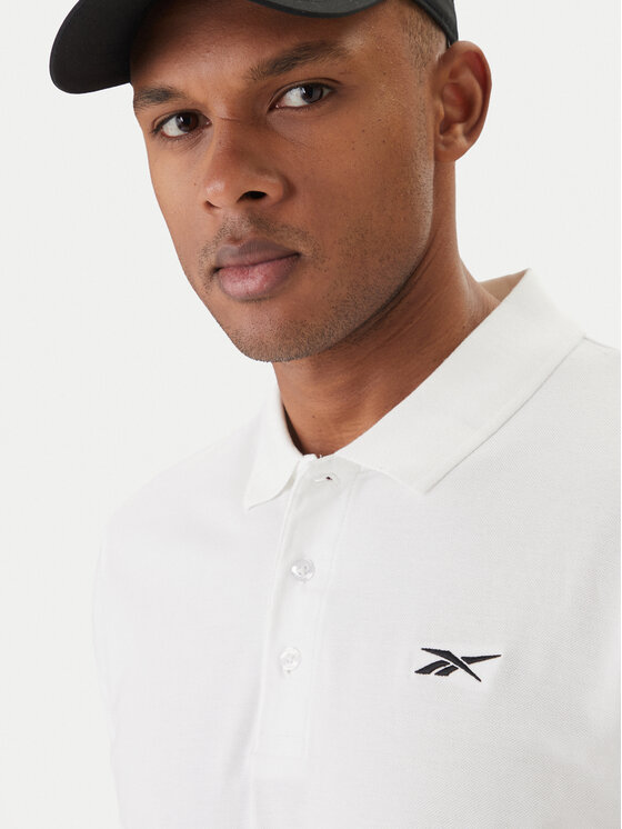 Reebok Reebok Polo Breen RK25562CCM Blanco Regular Fit