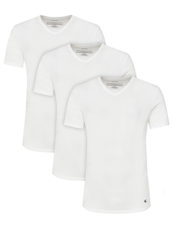 Calvin Klein Underwear Calvin Klein Underwear Σετ t-shirts LV00NB4186 Λευκό Slim Fit