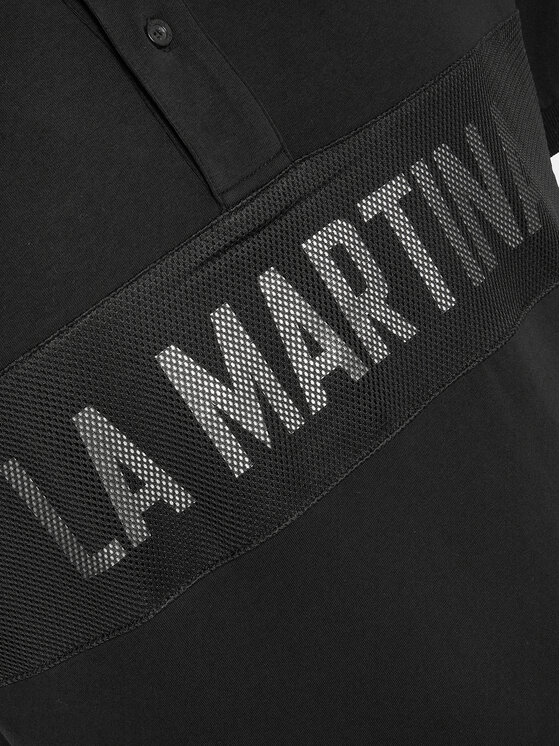 La Martina La Martina Поло YMP310 JS324 Чорний Regular Fit