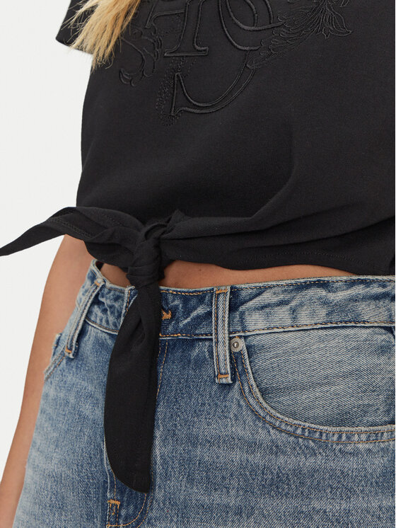 Guess Guess Футболка W5GI18 I3Z14 Чорний Regular Fit