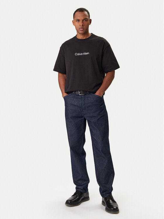 Calvin Klein Calvin Klein Camiseta LV040HM228 Negro Relaxed Fit