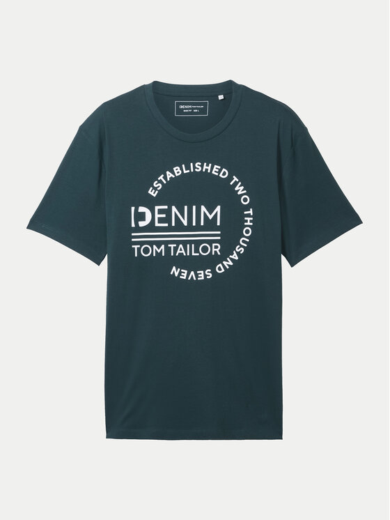 Tom Tailor Denim Tom Tailor Denim Majica 1043491 Zelena Regular Fit