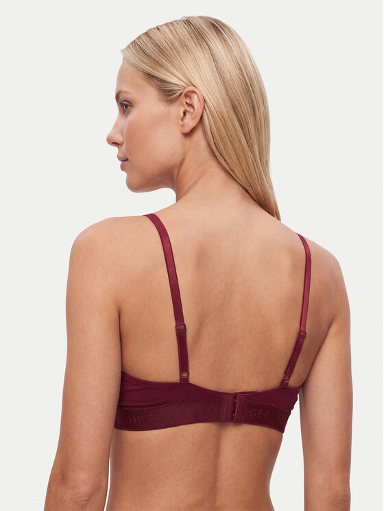 Tommy Hilfiger Tommy Hilfiger Bralette UW0UW06673 Rojo oscuro