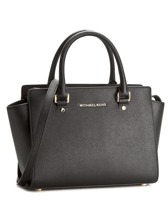 Michael Kors Дамска чанта Michael Kors Selma 30S3GLMS2L Черен