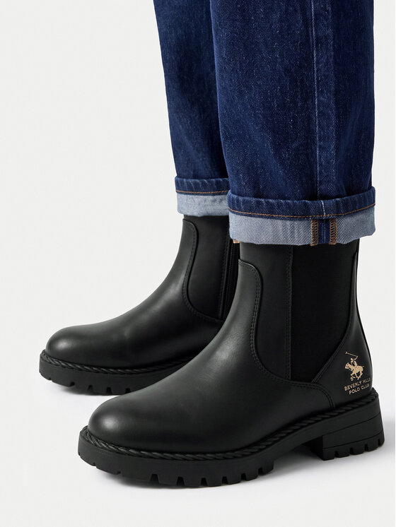 Botine Beverly Hills Polo Club CEO-CS6135-03 Negru | Epantofi.ro