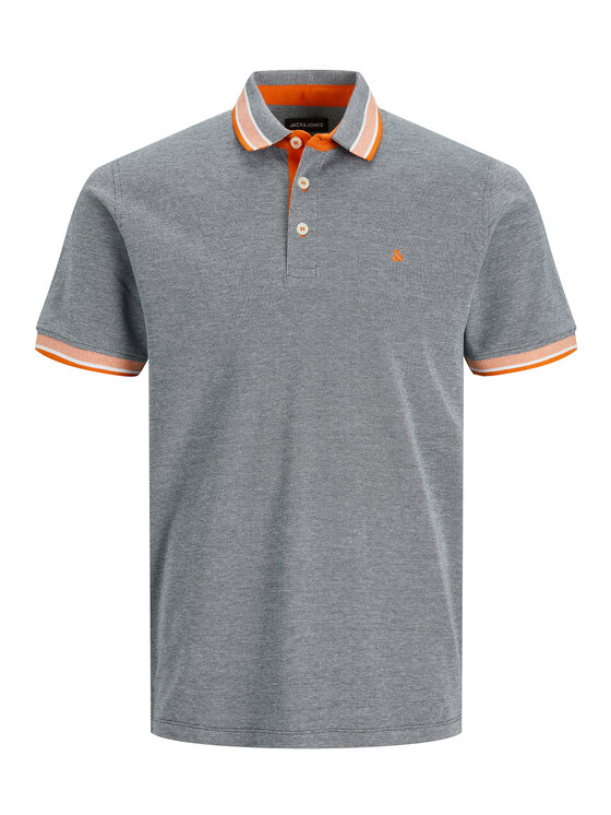 Jack & Jones Jack & Jones Поло Paulos 12136668 Сірий Slim Fit